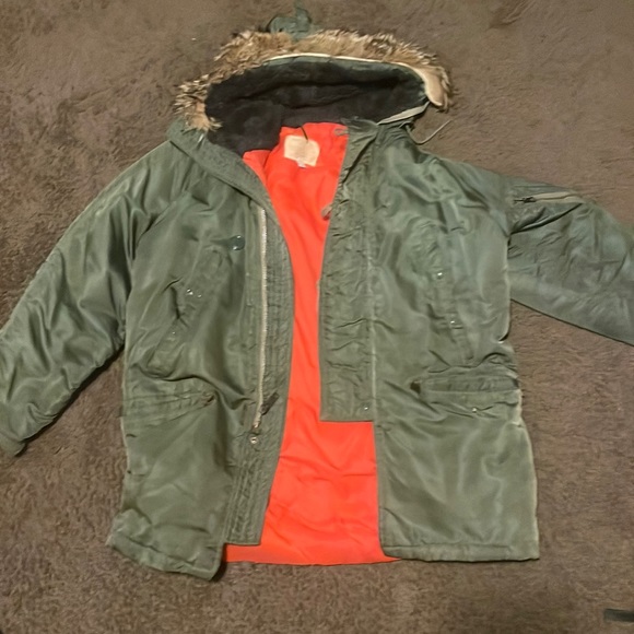 Vintage Golden Fleece Air Force N3-B Coyote Fur Flying Parka Military 40 1960s - Picture 1 of 4
